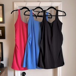 EUC Old Navy Maternity Sleeveless PowerSoft Mini Skort Dress Size L